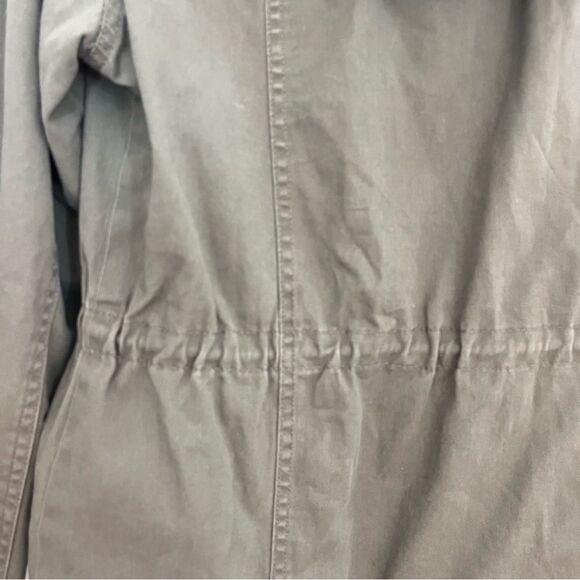 Me Jane Lace Trimmed Utility Jacket Olive Green - Picture 15 of 15